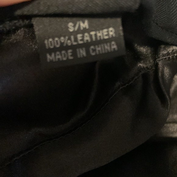 Leather Brando Hat black size s/m - Picture 10 of 13